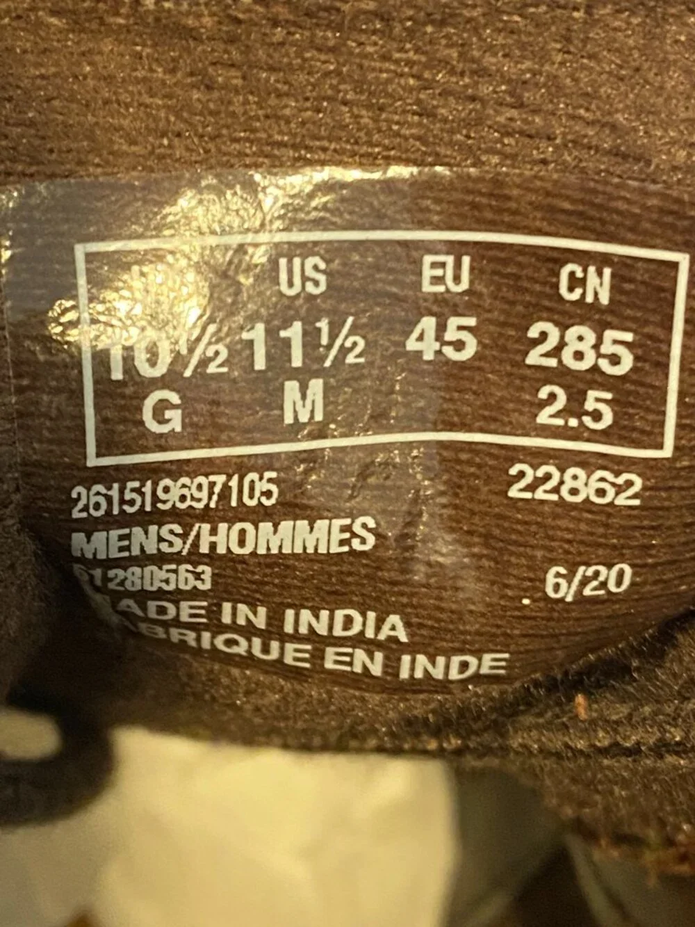 CLARKS COLLECTION Mens Brown Round‎ Toe Lace-Up Leather Chukka Boots 11-1/2 #80Q